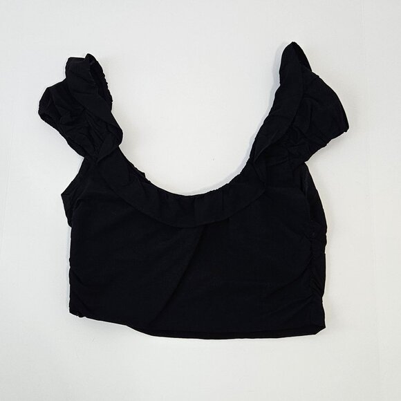 ZARA Ruffle Crop Top - Picture 3 of 8